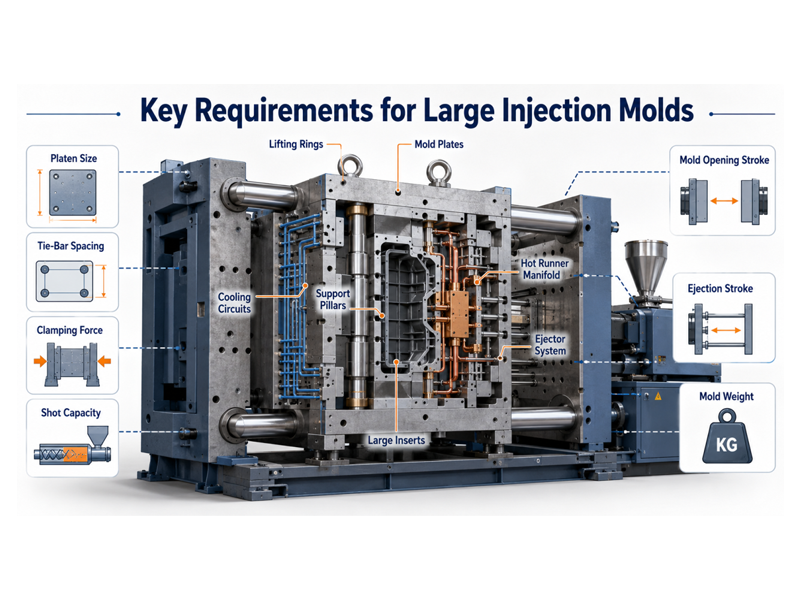 Key Requirements for Large Injection Molds Key Requirements for Large Injection Molds
