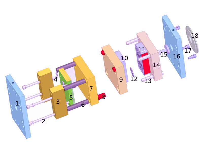 Injection mold structure design affecting tooling complexity and cost