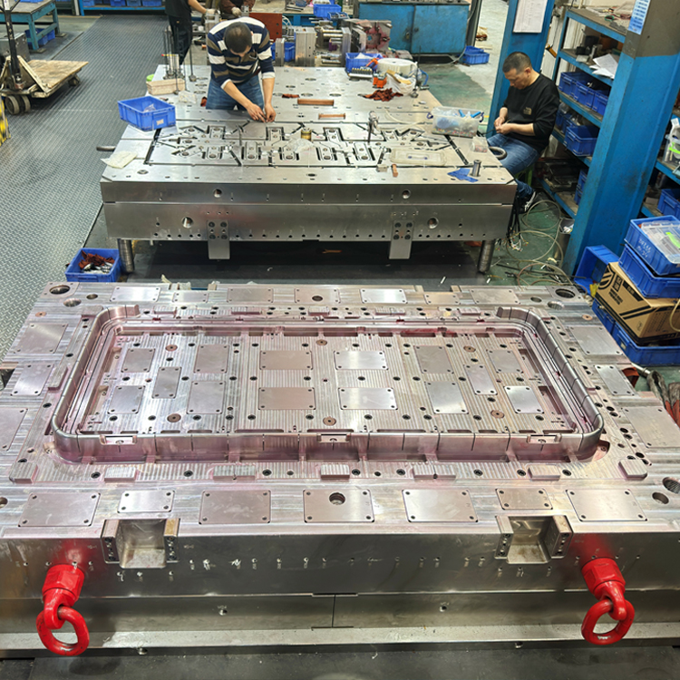 Large Part Injection Molding for Refrigerated Cabinet Door Frame 
