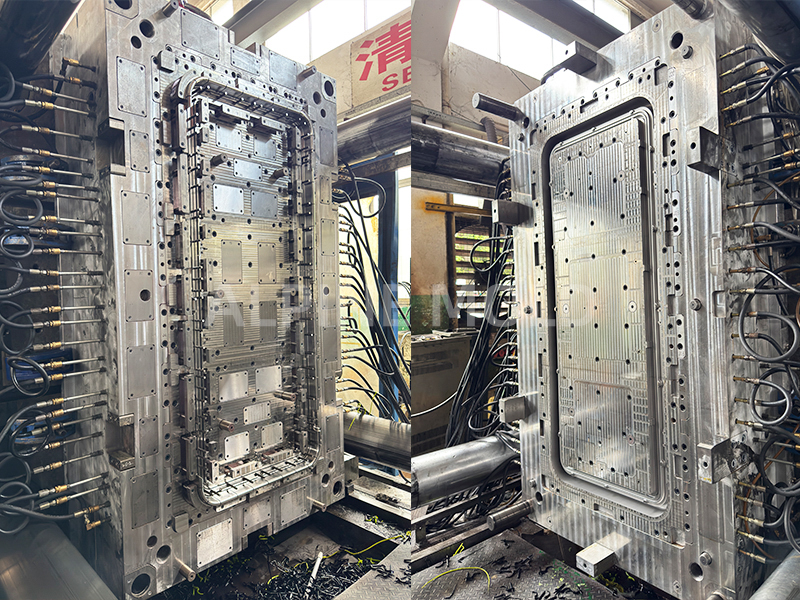 Large Part Injection Molding for Refrigerated Cabinet Door Frame