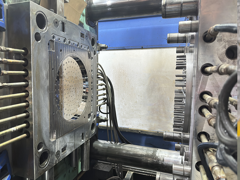 Bathroom show head injection mold polish