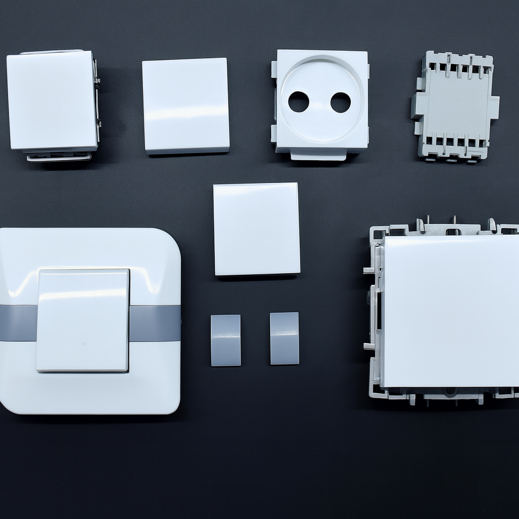 thermoset-phenolic-wall-switch-cover-molding