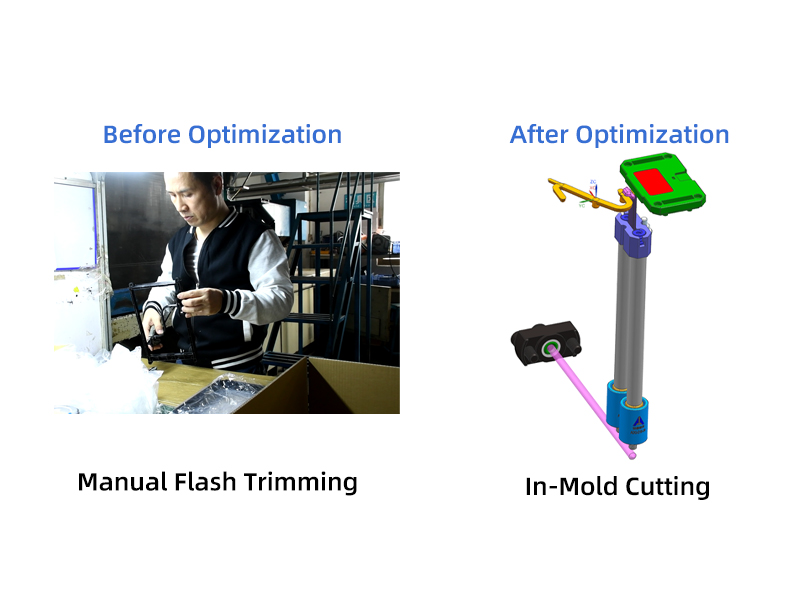 Comparison of mold structure optimization