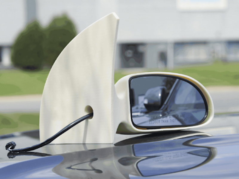 car rear-view mirror