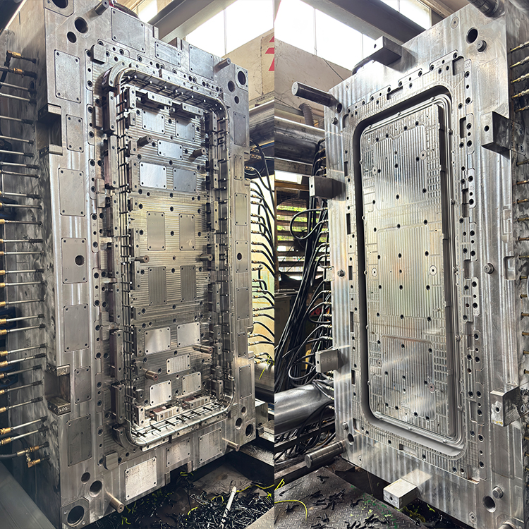 Large Part Injection Molding for Refrigerated Cabinet Door Frame 