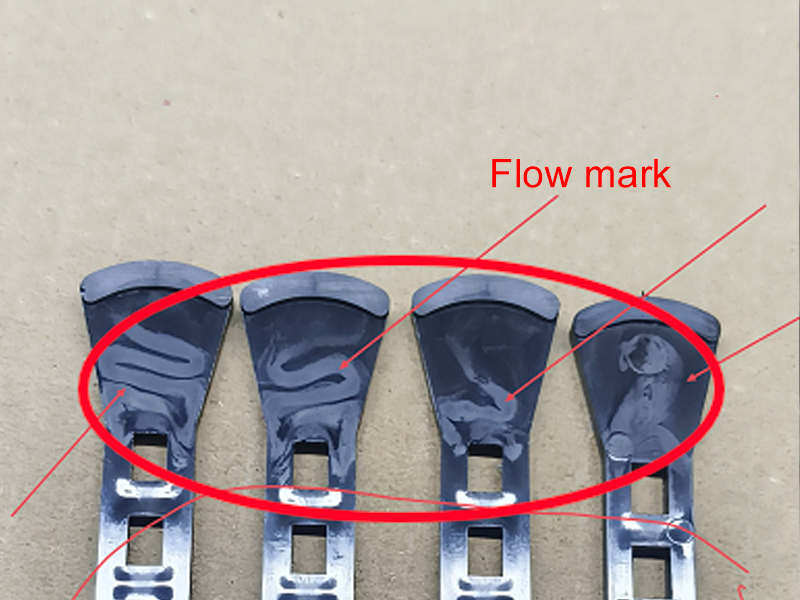 Flow lines in Flow Mark injection molding - causes of injection molding defects