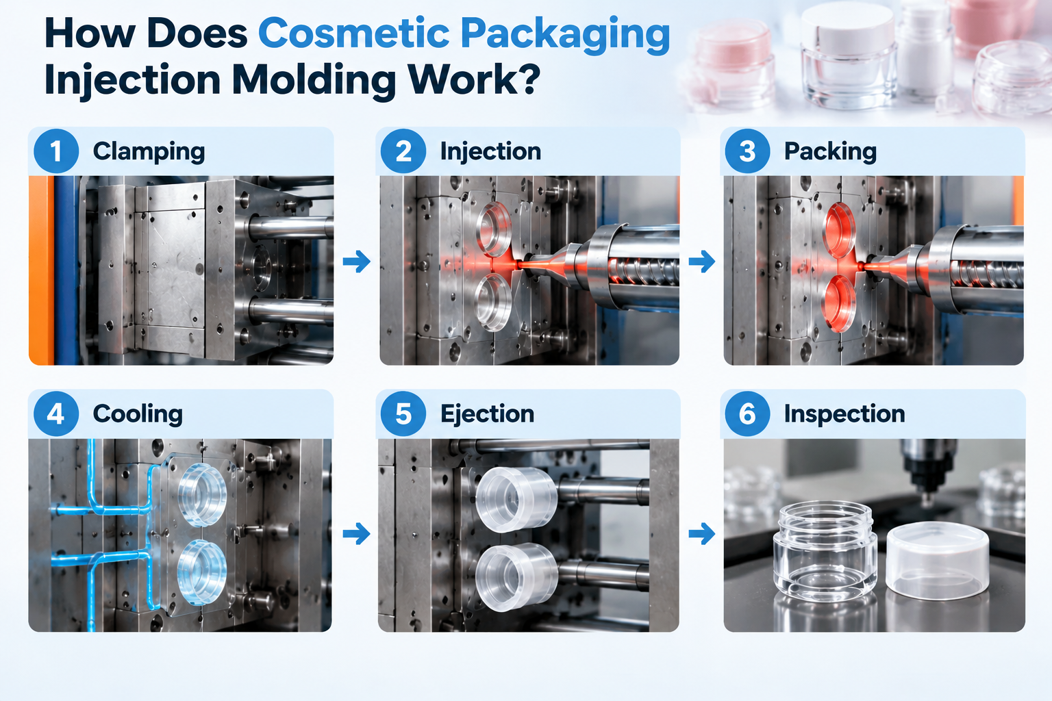 Cosmetic Packaging Injection Molding Process