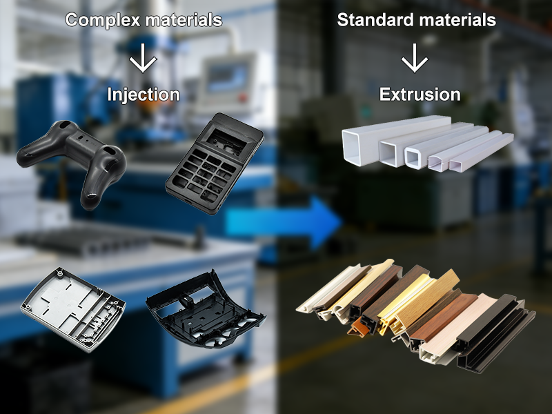 Injection Molding Vs Extrusion Molding