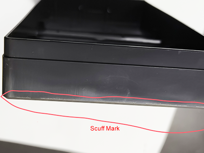 Scuff Mark in injection moulding - common injection molding defects