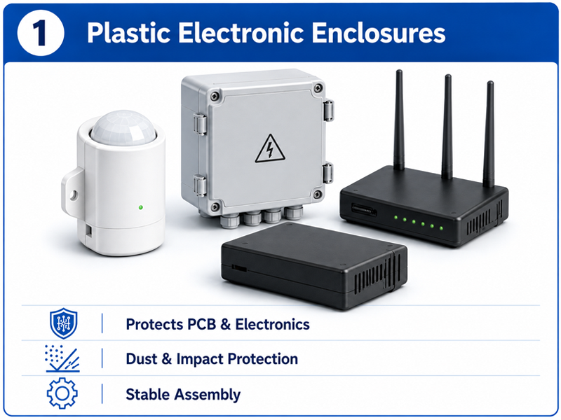 Plastic Electronic Enclosures