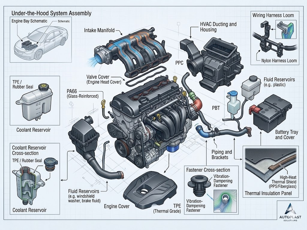 Under-the-Hood Plastic Components
