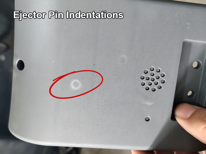 Ejector Pin Indentations