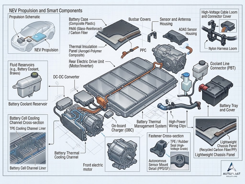 New Energy Vehicle Plastic Components