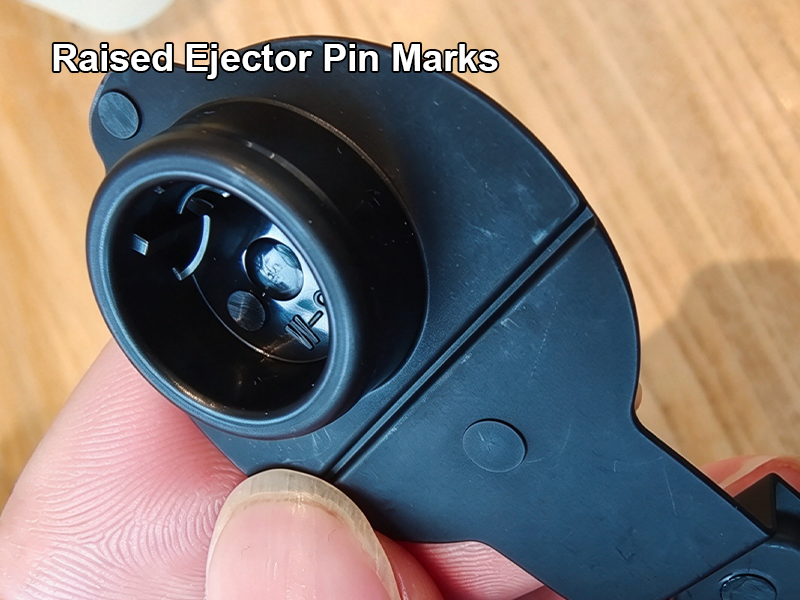 Raised Ejector Pin Marks