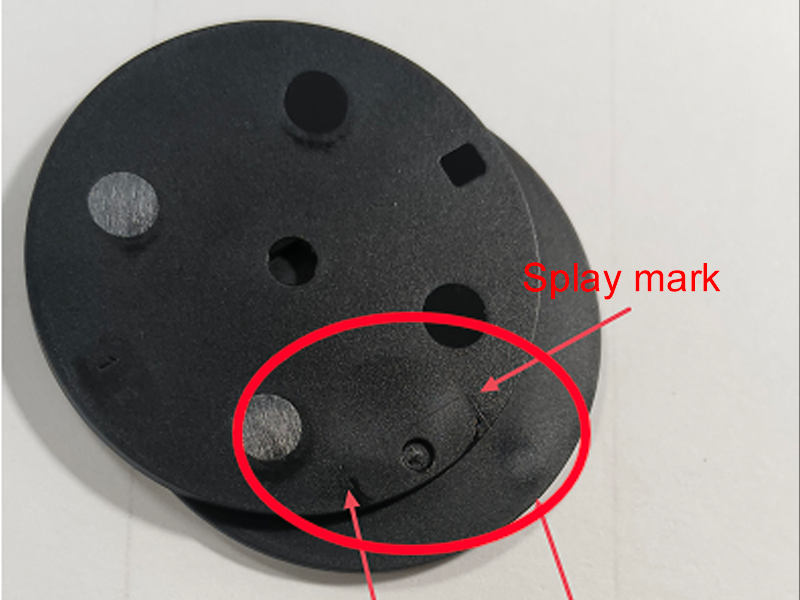 Splay Mark in injection moulding - common injection molding defects