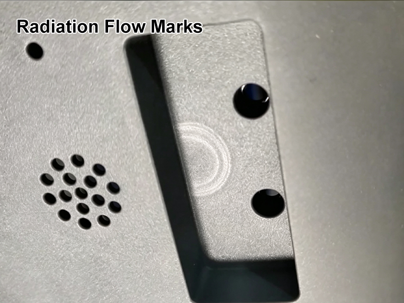 Radiation Flow Marks