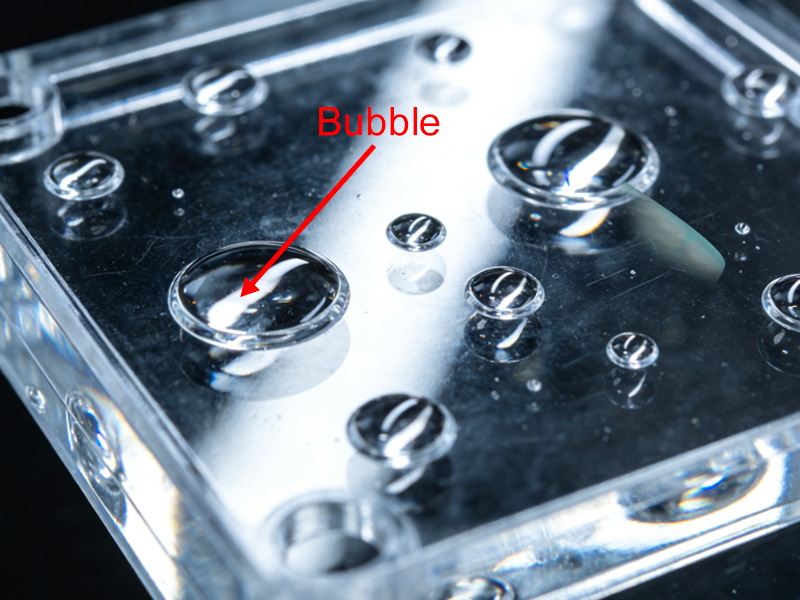 Voids in injection molding - defects in plastic molding