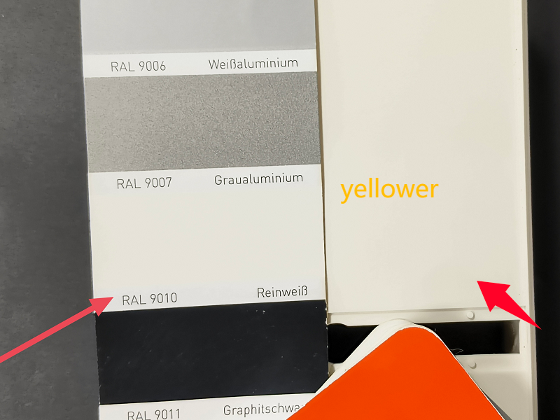 deiscoloration in injection molded plastic parts