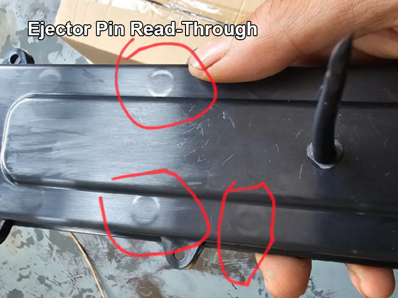 Ejector Pin Read-Through