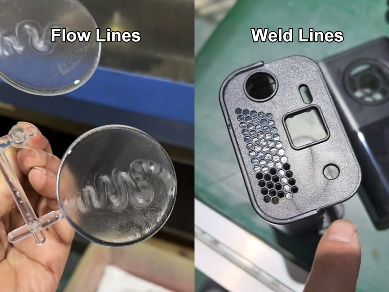 flow lines and weld lines